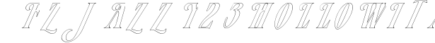 FZ JAZZY 23 HOLLOW ITALIC preview