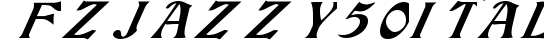 FZ JAZZY 50 ITALIC preview