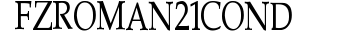 FZ ROMAN 21 COND preview