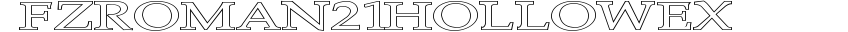 FZ ROMAN 21 HOLLOW EX preview