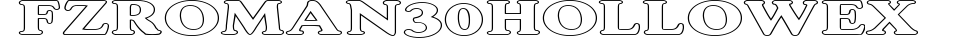 FZ ROMAN 30 HOLLOW EX preview