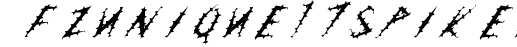 FZ UNIQUE 17 SPIKED ITALIC preview