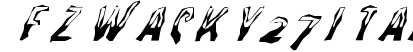 FZ WACKY 27 ITALIC preview