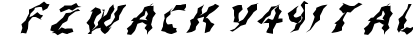 FZ WACKY 49 ITALIC preview