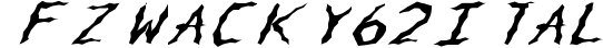 FZ WACKY 62 ITALIC preview