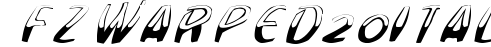 FZ WARPED 20 ITALIC preview
