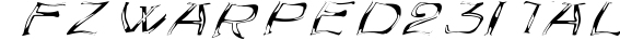FZ WARPED 23 ITALIC preview