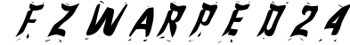FZ WARPED 24 ITALIC preview
