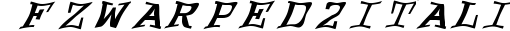 FZ WARPED 2 ITALIC preview