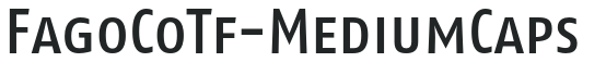 FagoCoTf-MediumCaps letters preview