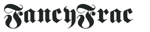 Fancy_Frac letters preview