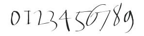 FancyWriting-Micro numbers preview