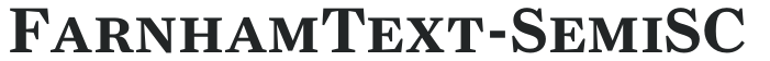 FarnhamText-SemiSC letters preview