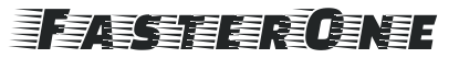 Faster One letters preview
