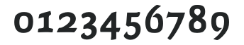 FaustBoldOldStyleFigs numbers preview