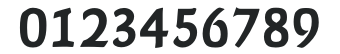 FaustBold numbers preview