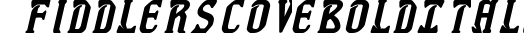 Fiddler's Cove Bold Italic preview