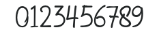 FinelinerScript numbers preview