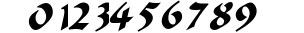 Flat Brush Wide Italic preview
