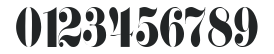 Floral Condensed Normal numbers preview