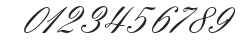 FlorentineScriptIIStd numbers preview