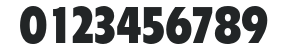 FlyerBQ-CondensedBold numbers preview