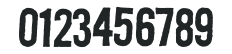 Flyerfonts-Hardcore numbers preview