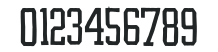 Flyerfonts-Straight numbers preview