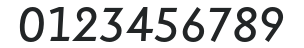 Forkbeard ITC Std numbers preview
