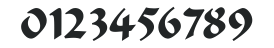 FormalistScript-Regular numbers preview
