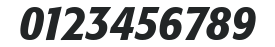 Formata-CondensedMedium Italic numbers preview