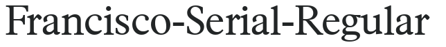 Francisco-Serial-Regular preview