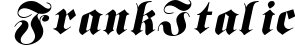 Frank Italic preview