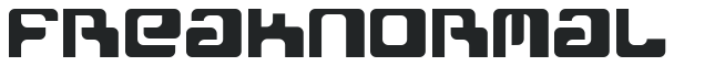 Freak Normal letters preview
