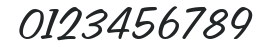 Freehand 575 HU Normal numbers preview