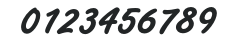 FreestyleScriptD-Bold numbers preview