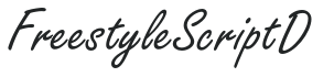 FreestyleScriptD letters preview