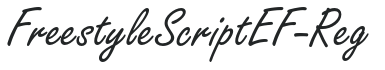 FreestyleScriptEF-Reg letters preview