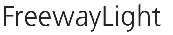 FreewayLight letters preview