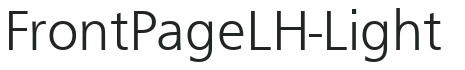 FrontPageLH-Light preview