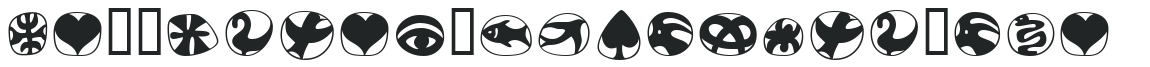FrutigerSymbols Regular letters preview