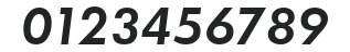 Function-BoldItalic numbers preview