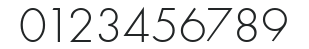 FunctionLight-Regular numbers preview