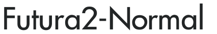 Futura2-Normal letters preview