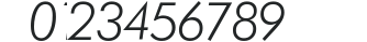 Futura Lt BT Light Italic preview