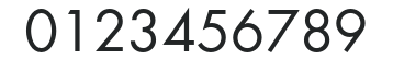 FuturaStd-Book numbers preview