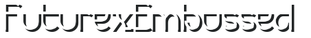 Futurex Embossed letters preview