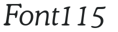 font115 letters preview