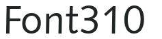 font310 letters preview