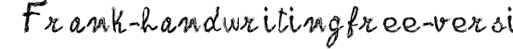 frank-handwriting_free-version preview
